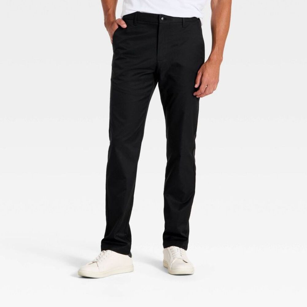 Men's Everyday Tech Trousers - Goodfellow & Co Black 34x30